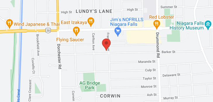 map of 6023 FRANKLIN Avenue